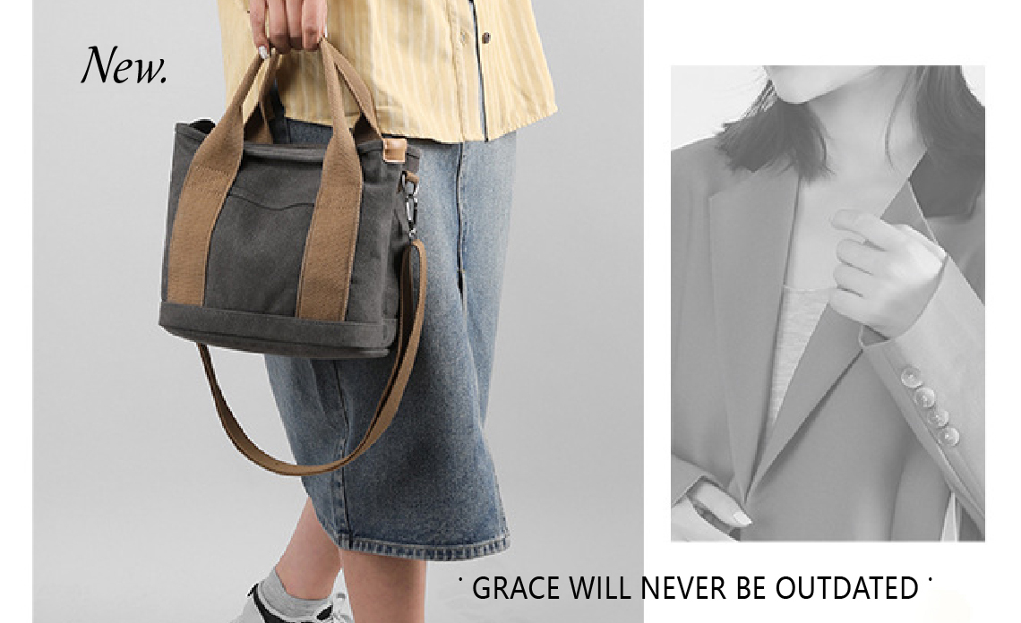 日本人氣熱銷 2.0多隔層厚帆兩用托特包